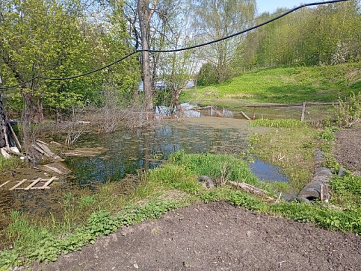 Кинешемец 3 года борется с подтоплением на огороде